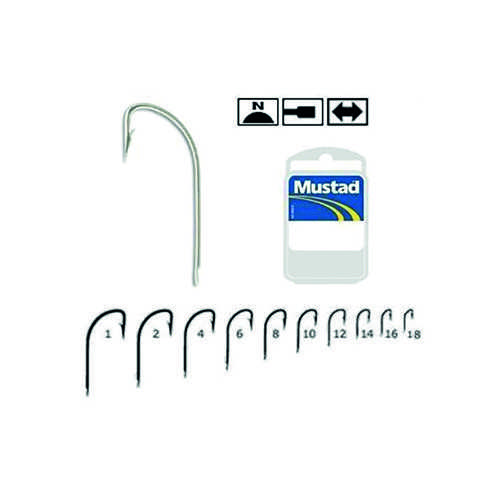 Mustad Hook Black 220N N° 08 pz. 50